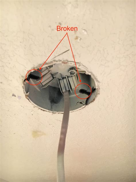 how to remove an electrical box in ceiling|ceiling light electrical box replacement.